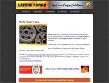 Tablet Screenshot of lefereforge.com